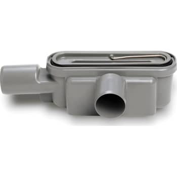 Udløbshus ø50 vandret +vandlås