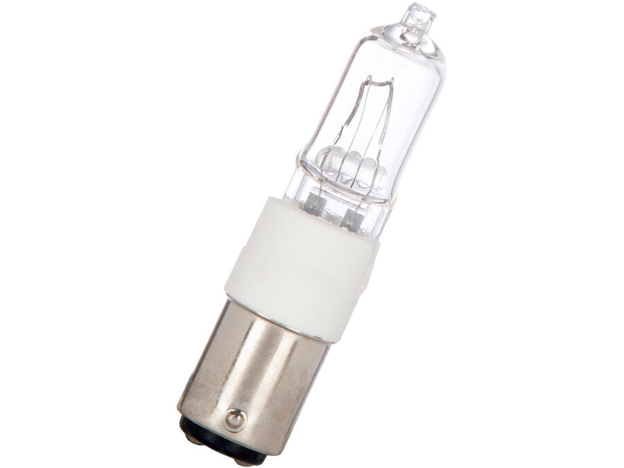 JD halogenpære - 240V 60W ECO Klar, Ba15d sokkel