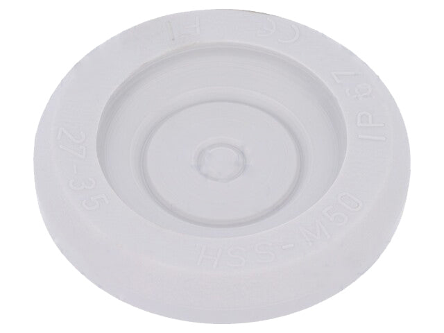 TPE kabelgennemføring - Ø27-35mm, IP67, Grå (M50mm hul)