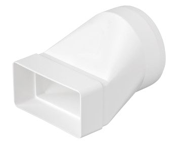 Rund til rektangulær - Ø55m til 99mm