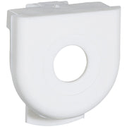 Plasttylle for rund kabel hvid