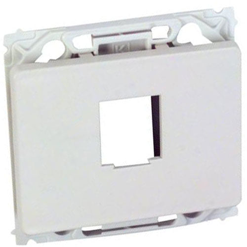 Keystone Opus 66 udtag 1xRJ45 hvid