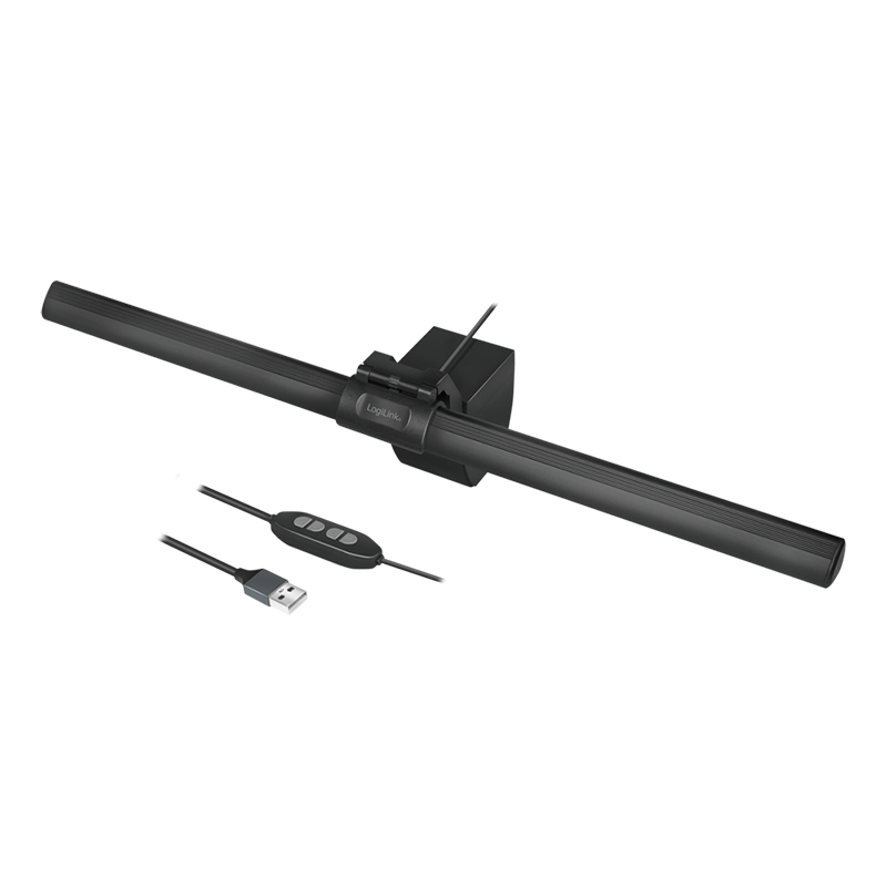 Clip-on LED skærmlampe - 3 farvetemperaturer, 120°, USB