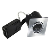 QUICK INSTALL firk 87 x 87mm børs alu GU10 H63mm