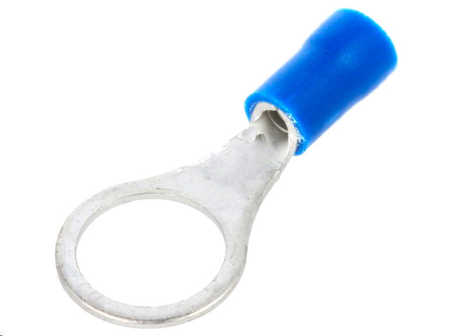 Ringkabelsko - Blå M10 Ø10,5mm hul (10 stk.)