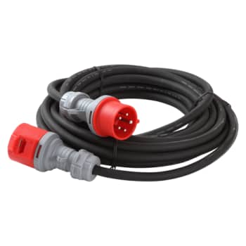 Kabelsæt CEE 400V 16A 5G2,5mm2 10m m/fasevender