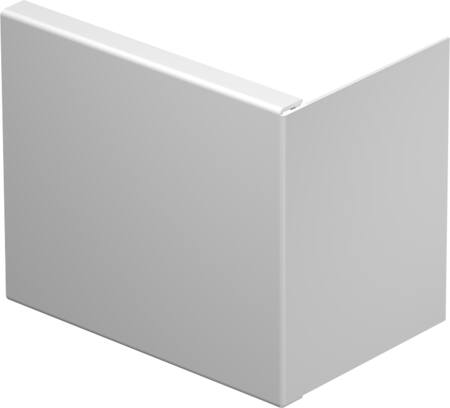 WDK ENDESTYKKE 100X130 MM HVID RAL 9010