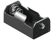 Batteriholder til 1xC bat. (m. knapterminaler)