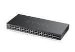 ZYXEL GS2220-50 44-ports Gigabit L2 Switch med 4 Gigabit combo porte og 2 Gigabit SFP porte (inkl 1