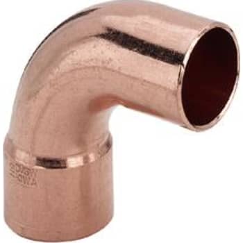 15 mm Lodde bøjning med glat ende