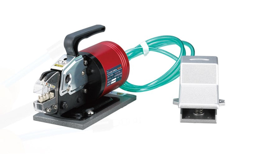 Pneumatisk Krimpmaskine m. fodpedal - 0,25-10mm², 5-6 bar