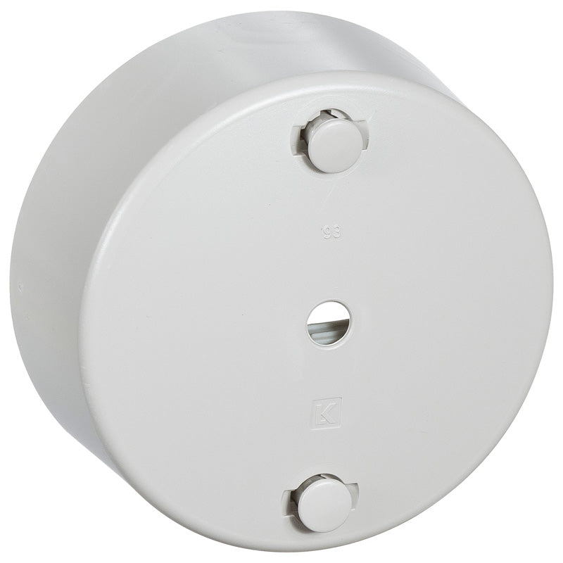 Clips roset 4 led + j lysegrå Ø80