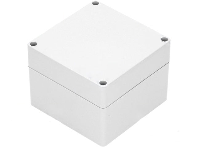 G387 plastkabinet - Mørkegrå, IP65 (120x120x90mm)