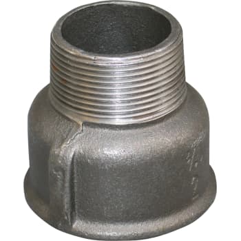 1.1/2" x 3/4" Sort spidsmuffe