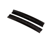 19" kabelgennemføring med børste til rackskab (2 stk.)