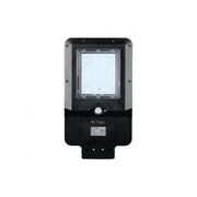 V-Tac 15W Solcelle gadelampe LED - Sort, inkl. solcelle, sensor, IP65