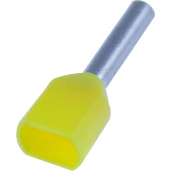 Tylle Isolerede dobbelt 2x1,0 mm², gul, Hi 2x1/8 (100) (W)