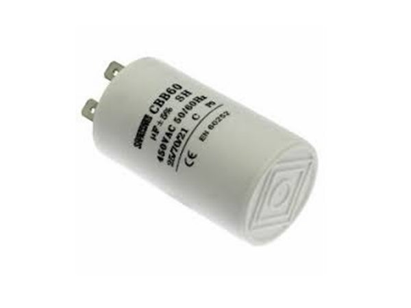 MOTOR kondensator - 2uF 450V, Spadestik (Ø30x60mm)