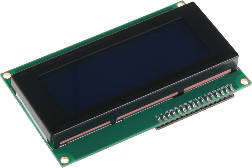 LCD 20x4 keypad Shield til Arduino - 5V