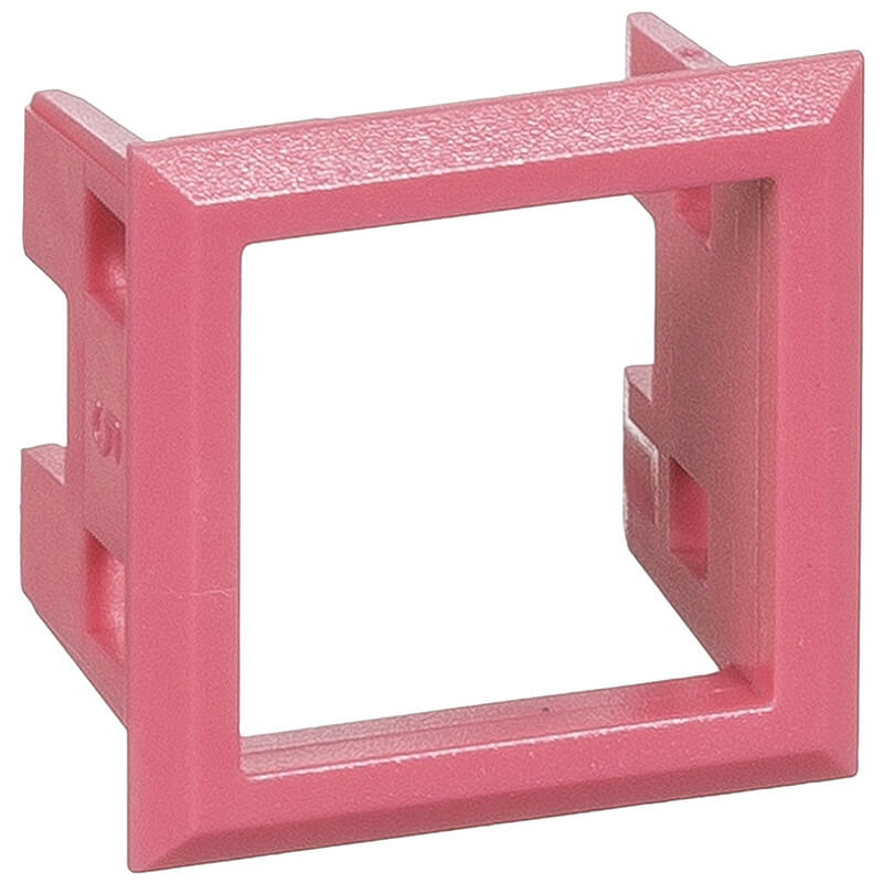 Lexcom montageramme rj45 / rj11rød