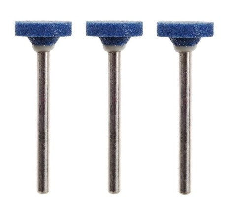 Slibestift hjulform ædelkorund 3 stk.