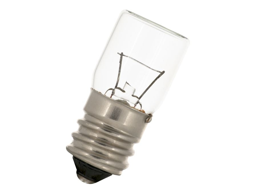 Rørlampe - 12V / 250mA / 3W, E14 sokkel (Ø16x35mm)