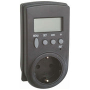 Energimåler m. schuko jord til stikkontakt 16A 230V