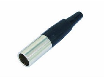 Mini XLR - 3P stik (han)