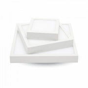 18W LED panel lampe. 4000K - Firkantet