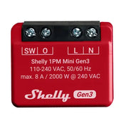 Shelly 1PM Mini (GEN 3) - WiFI relæ, effektmåling
