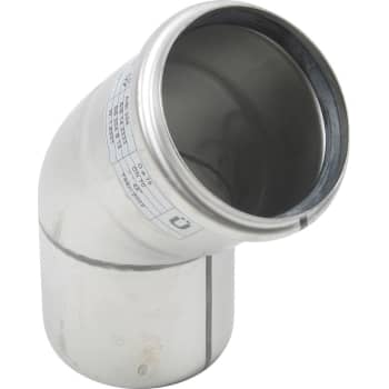 Ø 75 mm x 45° Bøjning syrefast AISI316L/EN1.4404 BLÜCHER