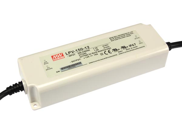 LED strømforsyning - 12Vdc / 10A 120W (IP67)