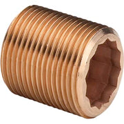 1/2" x 40 mm Rødgods Silicium Bronze lang nippel