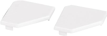 ART ENDESTYKKE HJØRNE HVID 2STK