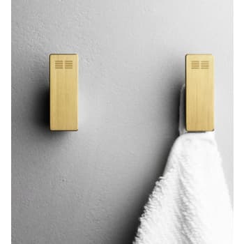 unidrain ReFrame Håndklædekrog(2 stk) messing