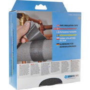 Rørisoleringstape, grå, 3 mm x 48 mm x 5 m