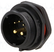 SP21 fatning - 5 (2+3) pol han, kabinet (IP68)