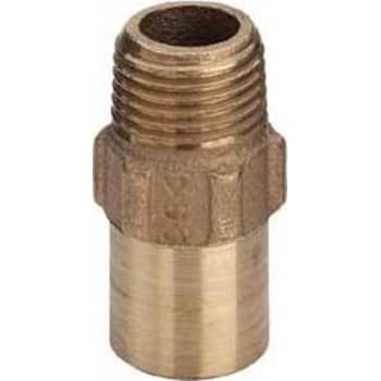 22 mm x 3/4" Lodde overgang nippel/nippel