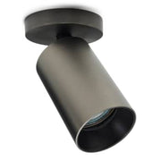 ANTIDARK SpotOn Circle1, GU10, påbygning, titanium