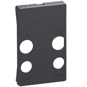 Fuga afdækning for antenneudtag 1½m koskgrå