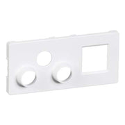 Reservedel afdækning for TV.R Sat og RJ45 lysegrå