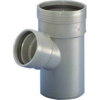 Wavin Ø50 x 67° grenrør PP grå