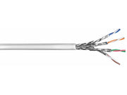 S/FTP netværkskabel - CAT6, trådet CCA, PiMF, Grå (100m)