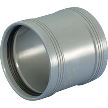 Wavin Ø50 mm skydemuffe PP grå