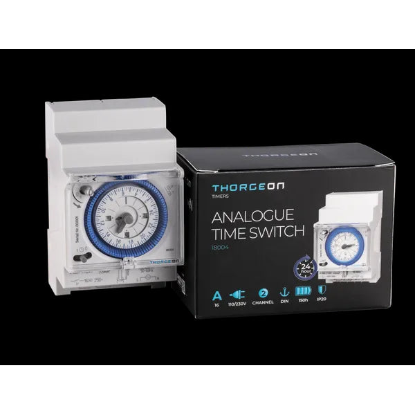 Analog tidskontakt 2-kanals THORGEON