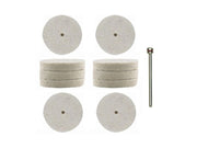 Filt polerskiver - Ø22mm (10 stk.)