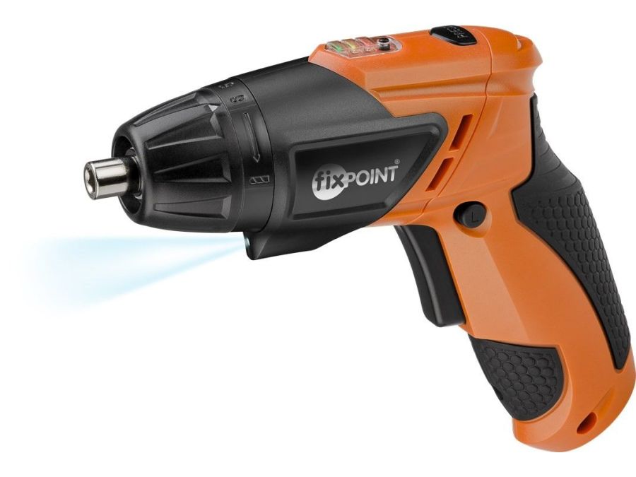 Mini akku. skruemaskine - 3,6V LiION batteri + 6 bits