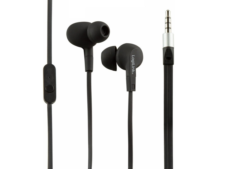 In-ear stereo headset m. mikrofon - Vandtæt (IPX6) Sort