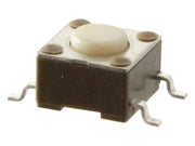 TACT mikrotrykkontakt - 6x6mm, H=4,3mm (SMD)