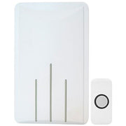 Dørklokkesæt m. indbygget transformer - Hvid